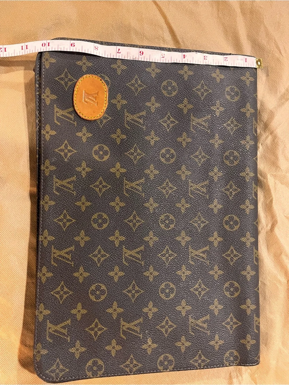 Authentic Louis Vuitton Monogram File Portfolio / Document Organizer